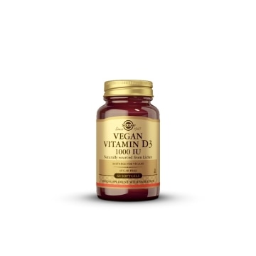 Vitamina D3 vegana 1000 UI - 60 cápsulas blandas