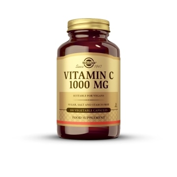 Vitamina C 1000 mg - 100 cápsulas vegetales
