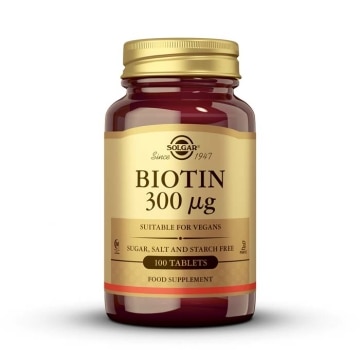 Biotina 300μg - 100 comprimidos