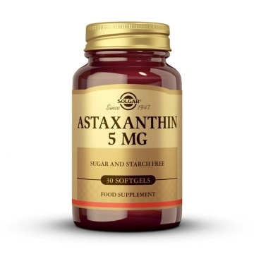 Astaxantina 5 mg - 30 cápsulas blandas