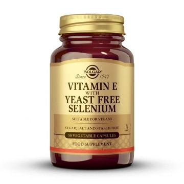 Vitamina E con selenio - 50 cápsulas vegetales