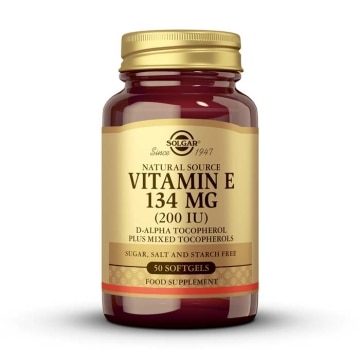Vitamina E 200 UI - 50 cápsulas blandas
