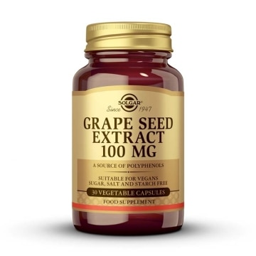 Extracto de semilla de uva 100 mg - 30 cápsulas vegetales