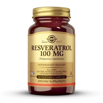 Resveratrol 100mg - 60 cápsulas vegetales