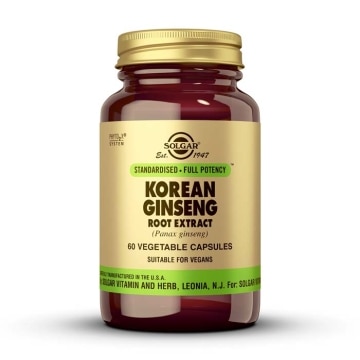 Ginseng coreano extracto de raíz - 60 cápsulas vegetales