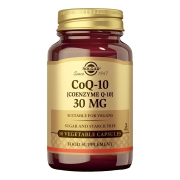Coenzima Q-10 30 mg - 30 cápsulas vegetales