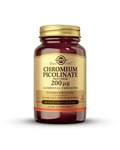 Solgar - Picolinato de cromo 200 μg - 90 cápsulas vegetales