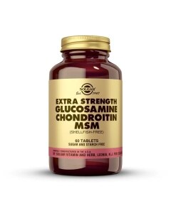 Solgar - Glucosamina condroitina, MSM - 60 comprimidos