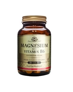 Solgar - Magnesio con vitamina B6 - 250 comprimidos