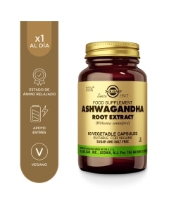 Extracto de raíz de ashwagandha - 60 cápsulas vegetales