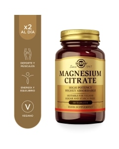 Solgar - Magnesio con Vitamina B6 - 100 comprimidos