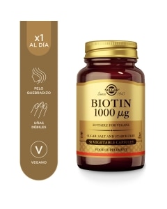 Biotina 1000μg - 50 cápsulas vegetales