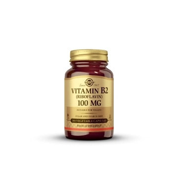 Solgar® Vitamina B2 100 mg - 100 cápsulas vegetales