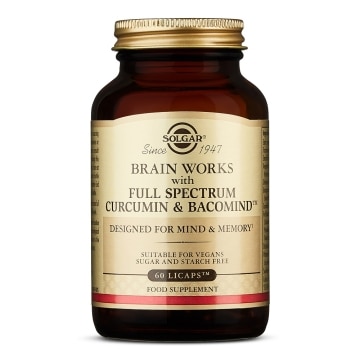 Solgar - Brain Works - 60 cápsulas vegetales (Licaps)