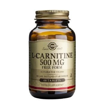 Solgar - L-carnitina 500 mg - 60 comprimidos