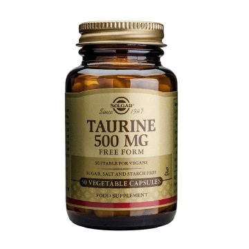 Solgar - Taurina 500 mg - 50 cápsulas vegetales
