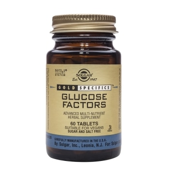 Solgar - Gold Specifics Glucose Factors - 60 comprimidos