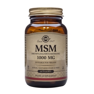 Solgar - MSM (Metilsulfonilmetano) 1000 mg - 60 comprimidos