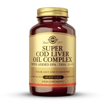 Solgar - Super cod liver oil complex - 60 cápsulas blandas