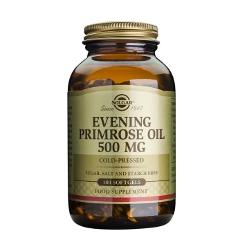Solgar - Aceite de prímula de rosa 500 mg - 180 cápsulas blandas