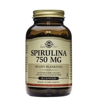 Solgar - Espirulina - 80 cápsulas vegetales