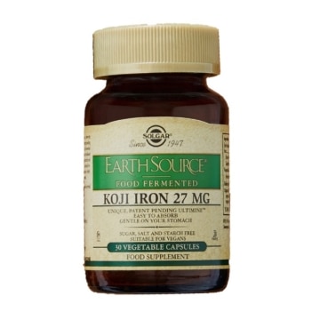 Solgar - Earth source Koji iron - 30 cápsulas vegetales