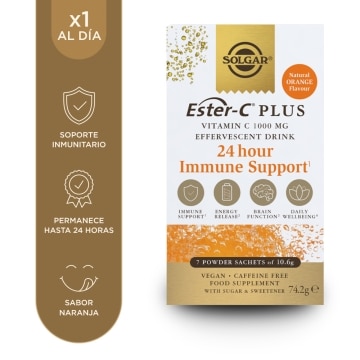 Ester-C® Plus Vitamina C Efervescente 1000 mg - 7 sobres