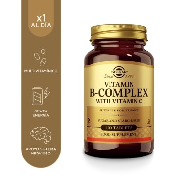 Vitamina B-complex con Vitamina C - 100 comprimidos