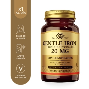 Hierro GentleTM - 90 cápsulas vegetales