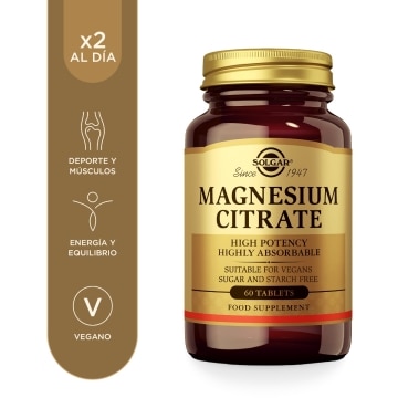 Solgar - Magnesio con Vitamina B6 - 100 comprimidos