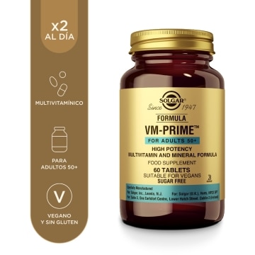 Solgar® Fórmula VM-Prime™ (+50 años) - 60 comprimidos