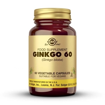 Ginkgo 60 - 60 cápsulas vegetales