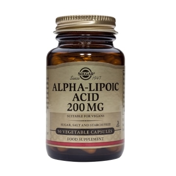 Ácido alfa-lipoico 200 mg - 50 cápsulas vegetales
