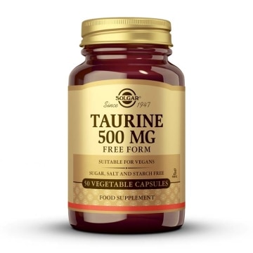 Taurina 500 mg - 50 cápsulas vegetales
