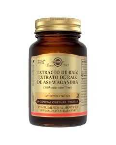 Extracto de ra&iacute;z de ashwagandha - 60 c&aacute;psulas vegetales