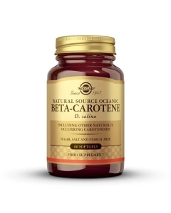 Beta-Caroteno - 60 c&aacute;psulas blandas