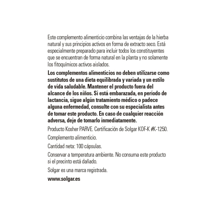 Diente de león - 100 cápsulas vegetales