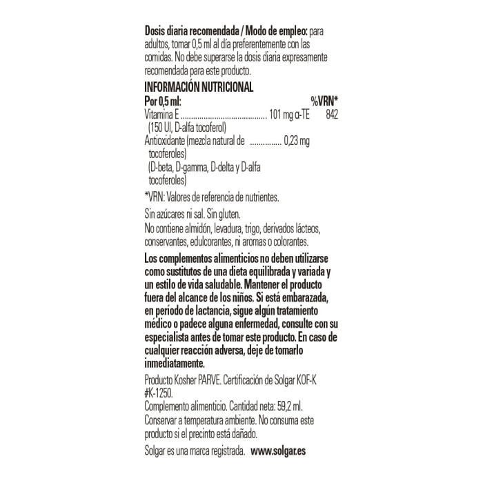 e liquide fumot Vitamina E Liquida Farmacia Vitamina E in capsule softgel – gloryfeel  Italia Solgar Liquid Vitamina E -Integratore main image 1