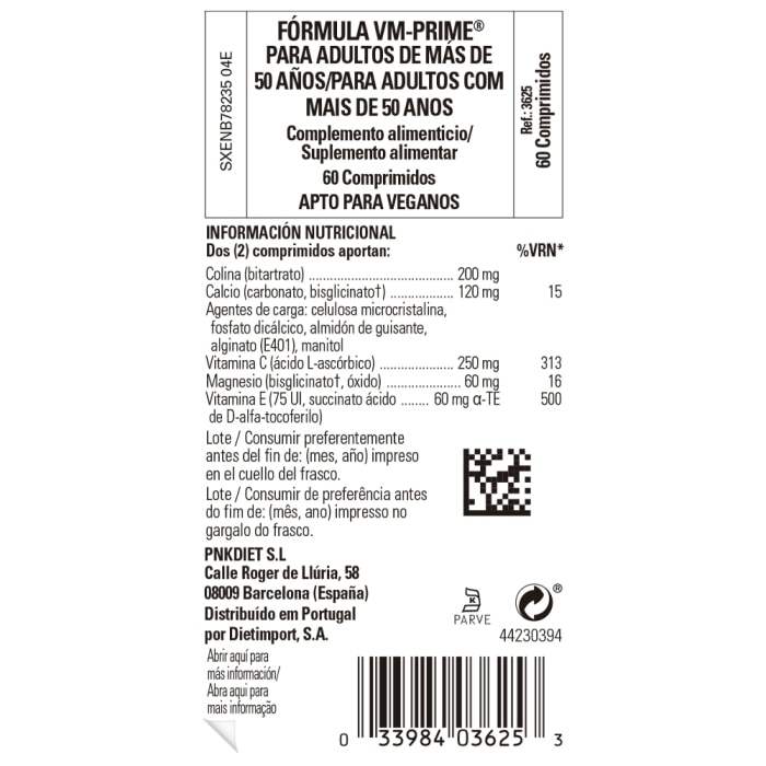 Solgar - Fórmula VM-Prime - 60 comprimidos