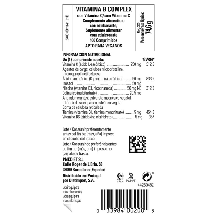 L-arginina 500 mg - 50 cápsulas vegetales