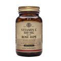 Solgar - Rose hips C 500 mg Vitamina C con escaramujo - 100 comprimidos