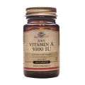 Solgar - Vitamina A seca 5000 UI - 100 comprimidos