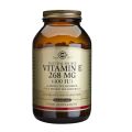 Solgar - Vitamina E 268 mg (400 UI) D-alfa tocoferol y mezcla de tocoferoles - 250 cápsulas blandas