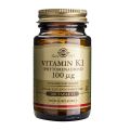 Solgar - Vitamina K1 (fitomenadiona) 100 μg - 100 comprimidos